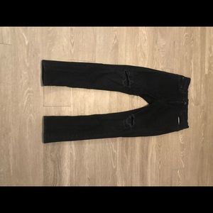 Ripped Black Levi Jeans